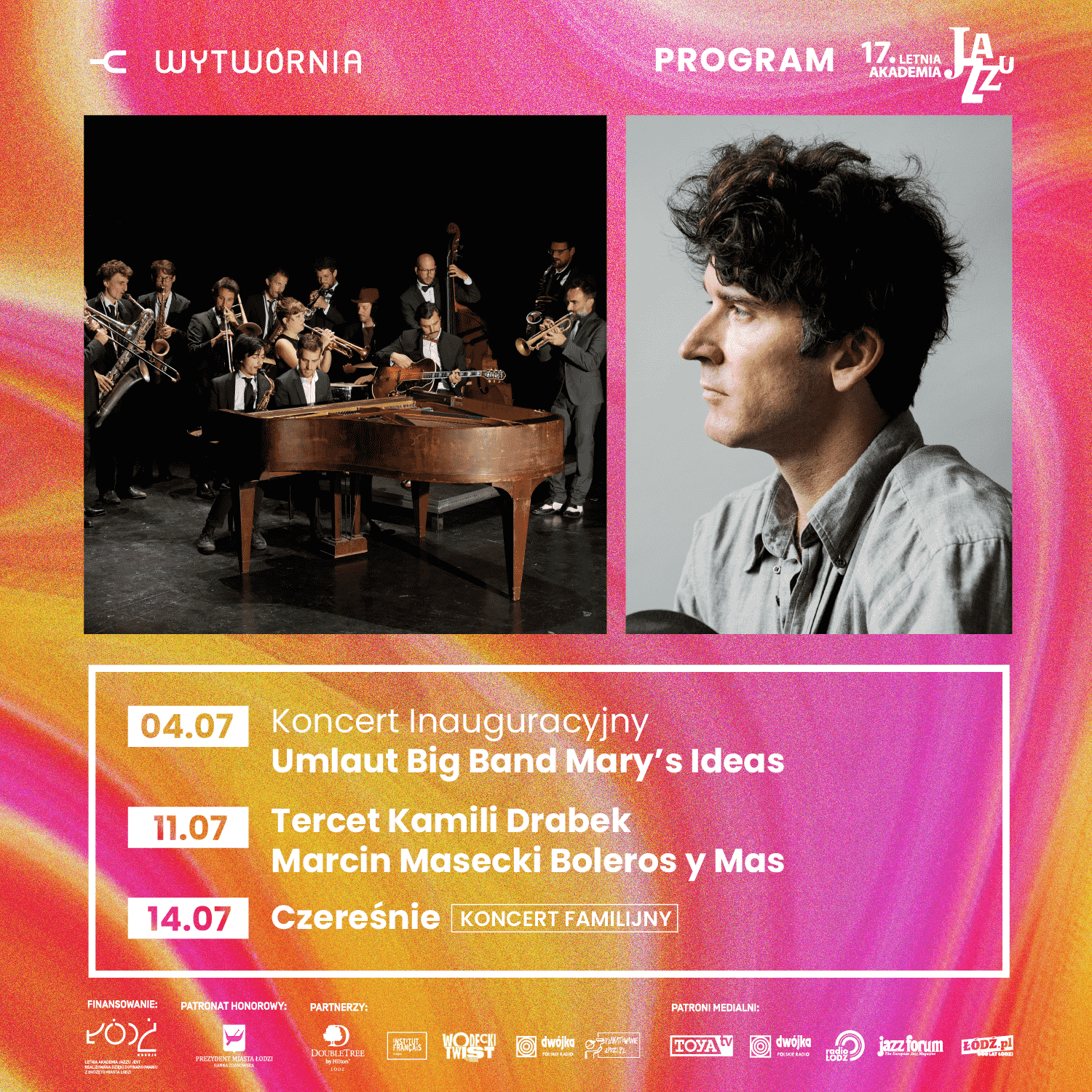 LETNIA AKADEMIA JAZZU w Wytwórni – koncert Umlaut Big Band – specjalna zniżka na bilety dla UŁ