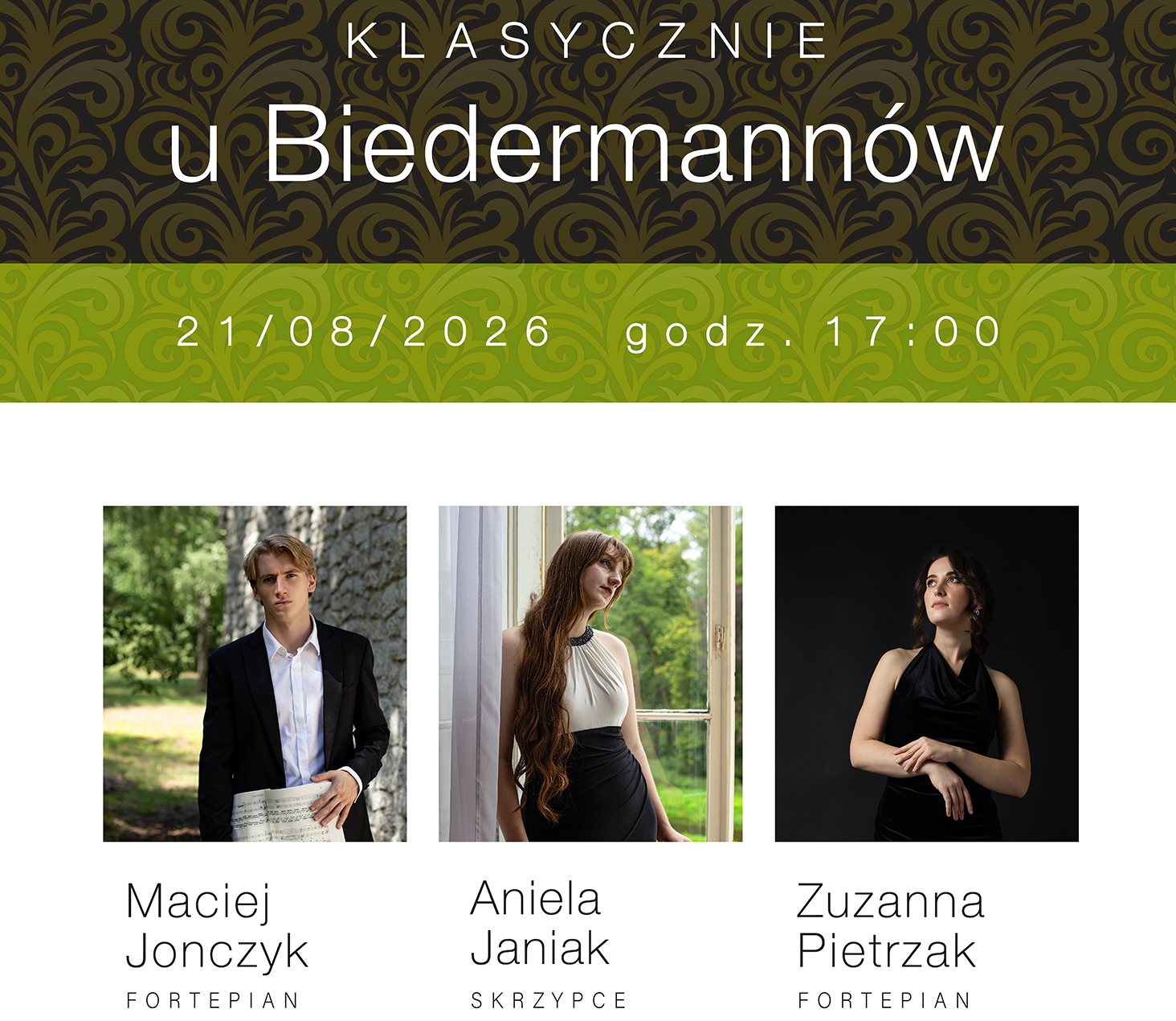 Koncert „Klasycznie u Biedermannów” - kompozycje Chopina, Francka i Ravela